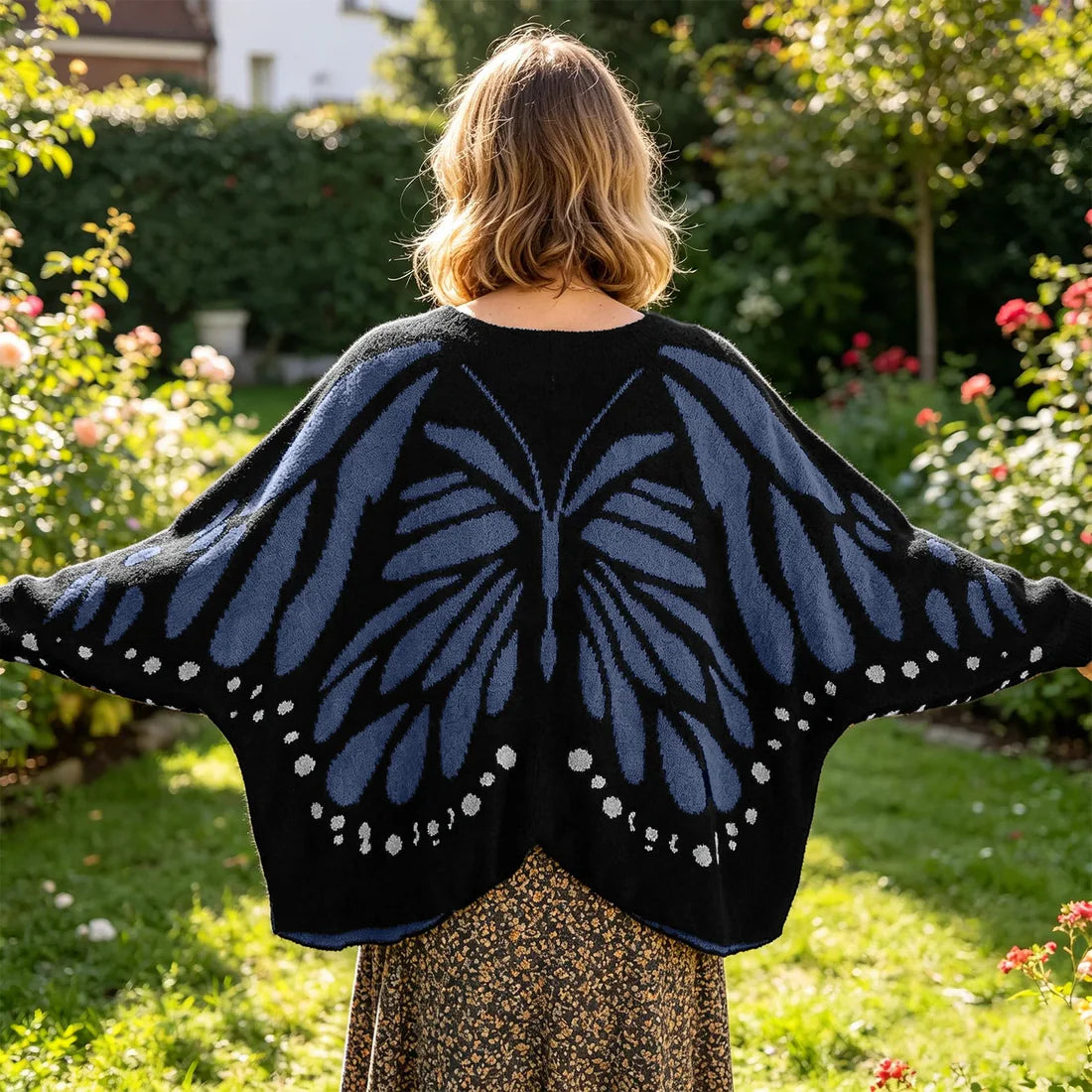 Handmade Butterfly Cardigan