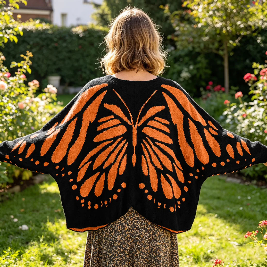 Handmade Butterfly Cardigan